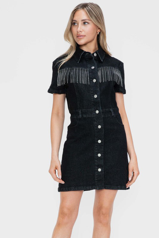 The Rhinestone Rodeo Dress – Close-Knit Boutique