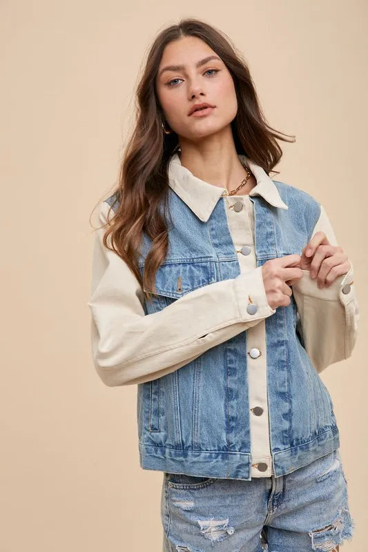 The Two Tone Denim Layering Jacket